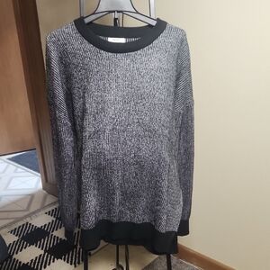 Chic Black and White Sweater